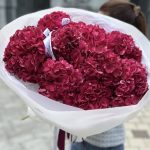 Букет з 9 колумбійських гортензій