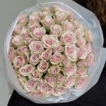 Букет з 51 троянди сорту Pink Athena, 50 см