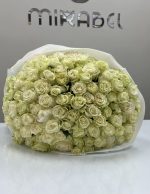 Букет з 101 троянди сорту Mondial, 60 см